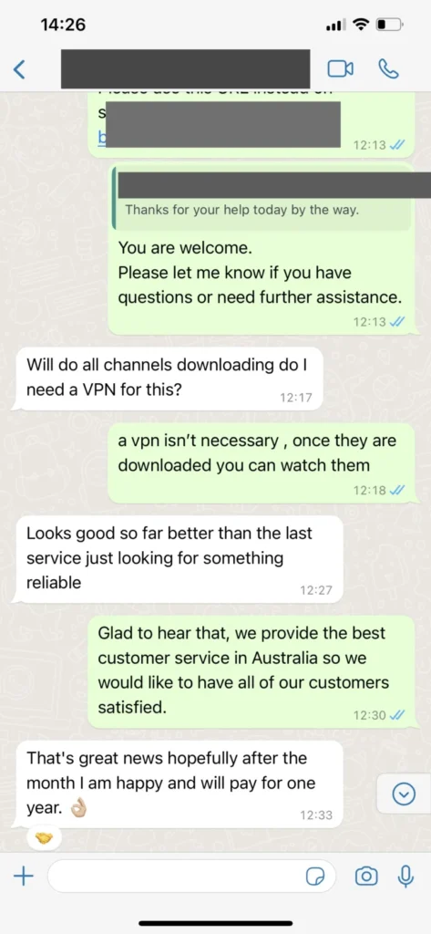 Flash IPTV WhatsApp Trial Setup Assistance 3